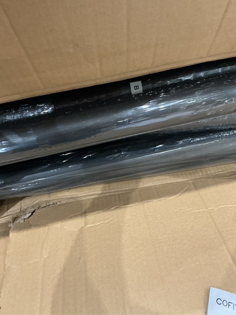 Condition photo showing Good Condition for cofiyard 2 pack shade sail poles, 10 ft heavy duty sun shade poles for outdoor, 2.6'' diameter steel sun sail poles for ground patio garden deck, metal poles for canopy awning shade cloth