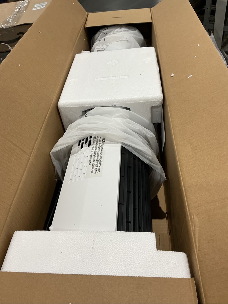 Condition photo showing Good Condition for dreo tower fan and heater combo, 29.2ft/s standing fans for bedroom, 17 levels, 6 modes, 120° oscillation, 42 inch, 12h timer, 25db quiet, with remote, for office, large room, white
