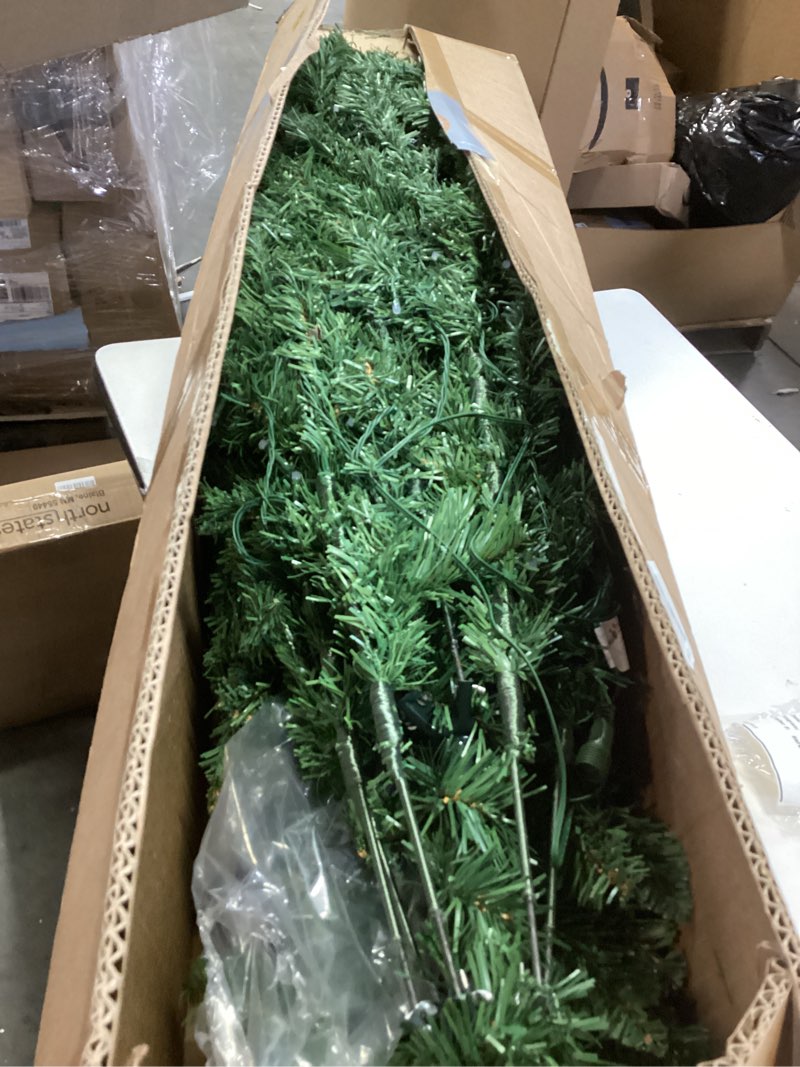 Condition photo showing Good Condition for Brightown Smart Prelit Christmas Tree - 7.5ft APP Controlled RGB Pre Lit Christmas Tree Lighted Pre-lit Artificial Trees- with 400LED 1477 Branch Tips Customize Display DIY Dynamic Lighting Effect 7.5 ft