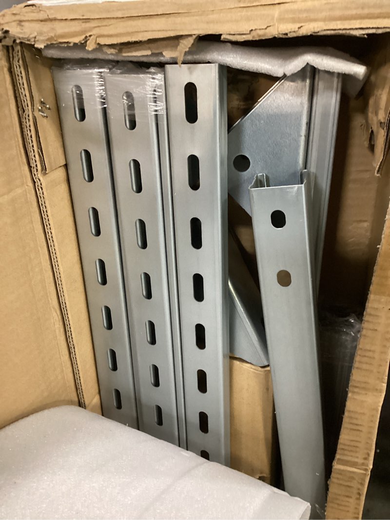 Condition photo showing Good Condition for eco-worthy upgraded solar ground mount adjustable multi-pieces solar panel mounting brackets kit system for 4pcs 200w/3pcs 300w/2pcs 400w solar panels for ground,open space, cabins and backyard sheds 1-4 panels