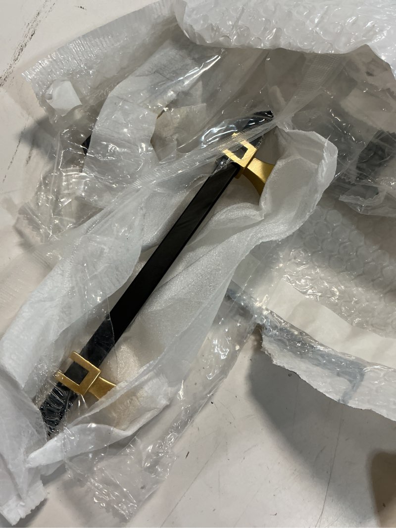 Condition photo showing Good Condition for 10 pack 5 inch black and gold cabinet pulls black and gold cabinet handles kitchen cabinet handles dresser drawer pulls kitchen cabinet hardware 5 inch (128mm) hole center pull black & matte gold 10