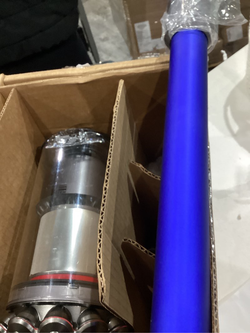 Condition photo showing As Is for incompletely smoture cordless vacuum cleaner, 650w 55kpa 70 mins vacuum cleaners for home, pet brush & sofa brush, 3.3ft hose, wall-mount charging, stick vacuum for pet hair/sofa/carpet/hard floor