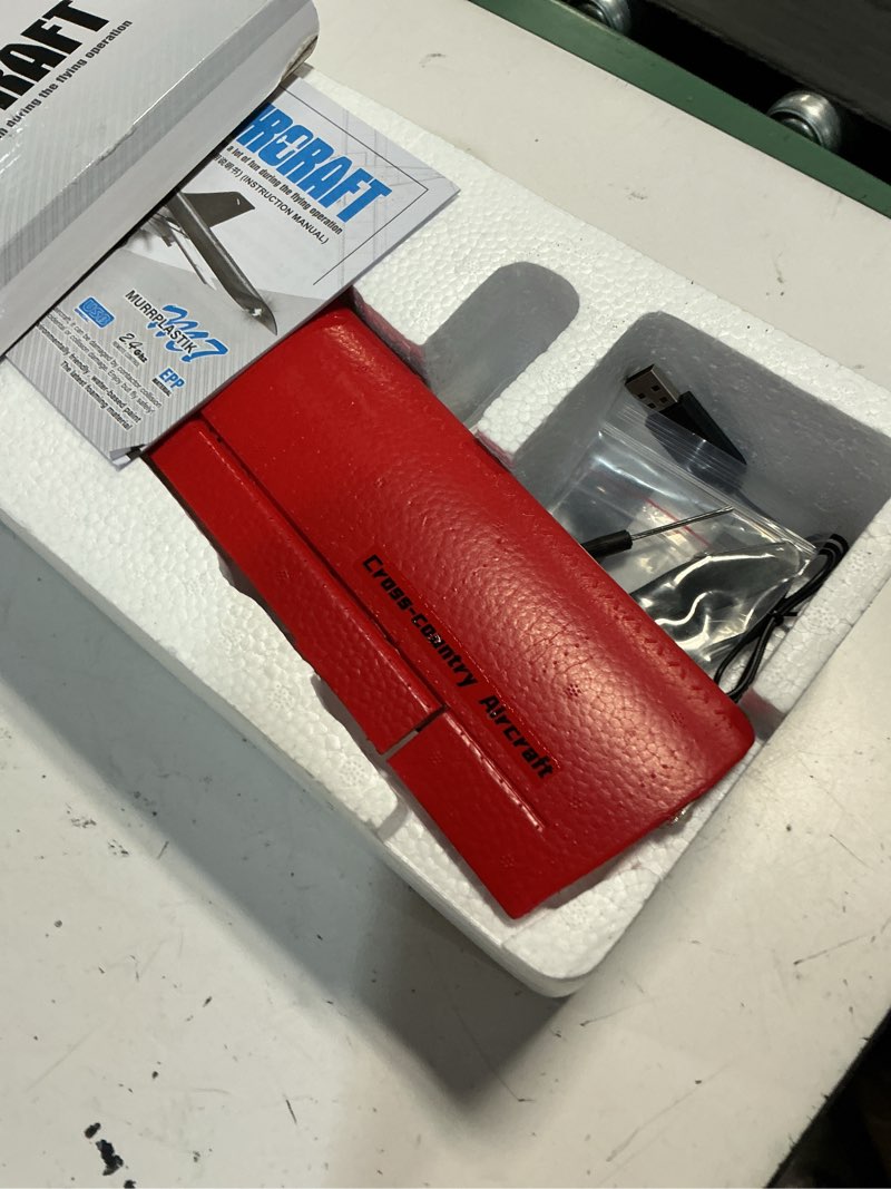 Condition photo showing Good Condition for flycolor qidi-560 m7 off-road aircraft 3d rc plane one-key hanging stunt fixed wing with wind resistant flight control for beginner and experienced ready to fly rtf(red) 560-red
