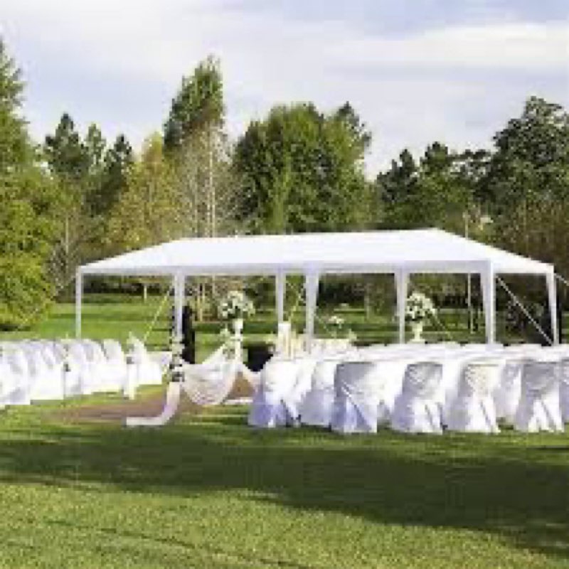 10x30' outdoor garden gazebo wedding party tent canopy marquee with 5 removable  sidewalls