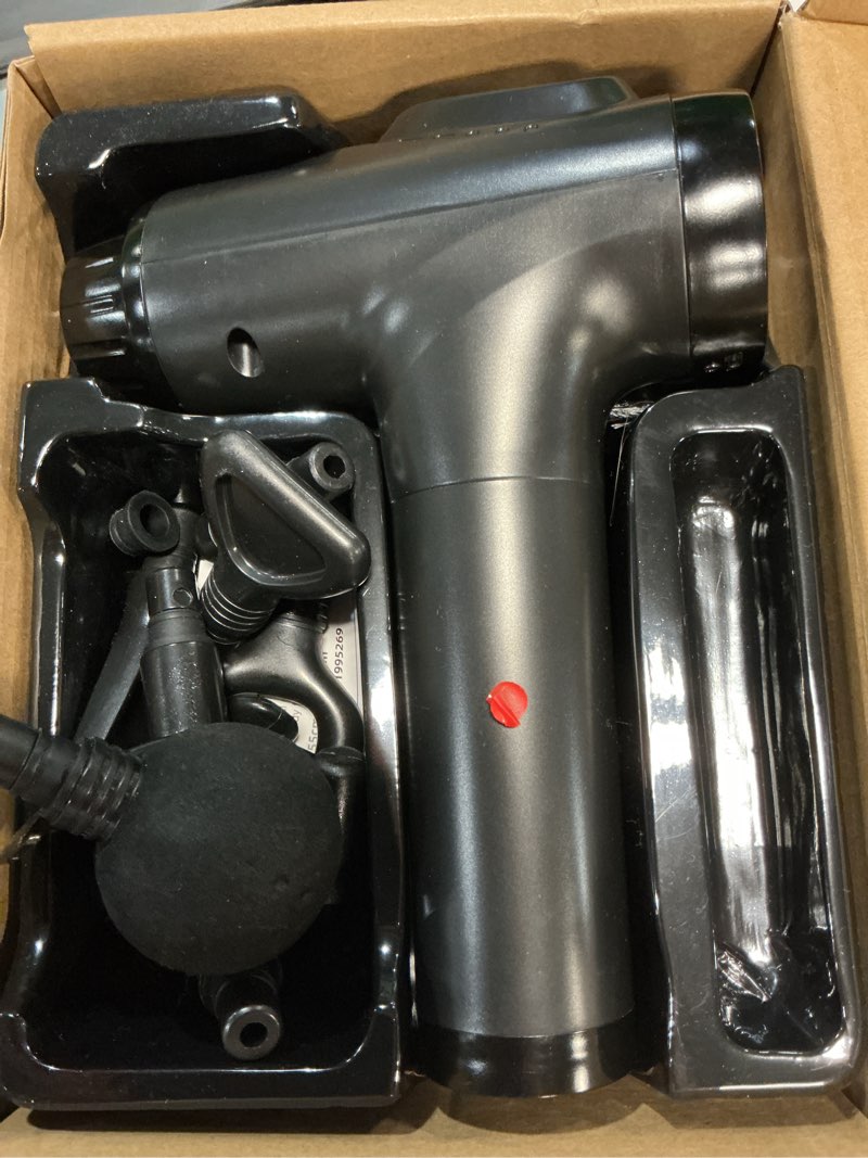 Condition photo showing item condition for Massage Gun, Muscle Massage Gun for Athletes Handheld Electric Deep Tissue Back Massager, Percussion Massage Device for Pain Relief with 30 Speed Levels 9 Heads Black