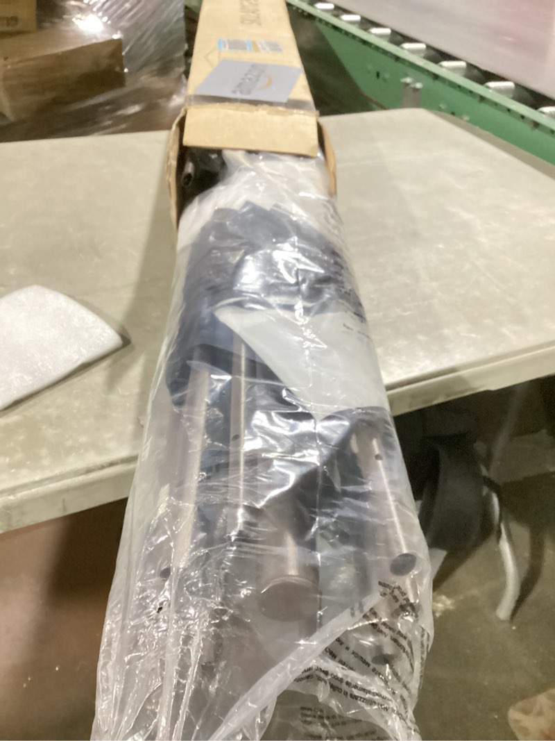 Condition photo showing Good Condition for jearey 10ft patio umbrellas outdoor table umbrella with push button tilt and crank, market umbrella 8 sturdy ribs uv protection waterproof for pool, garden (black & white stripe) 10ft black & white stripe