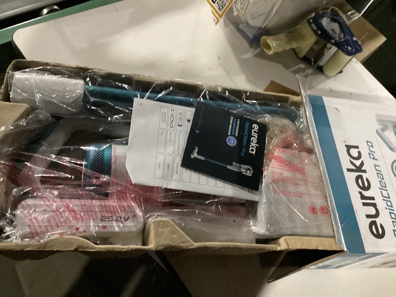 Condition photo showing Good Condition for Eureka RapidClean Pro NEC280TL Cordless Stick Vacuum Cleaner – Lightweight 5.3 lbs, 40-Min Runtime, LED Headlights, 3 Power Modes, Ideal for Pet Hair, Hard Floors & Carpets