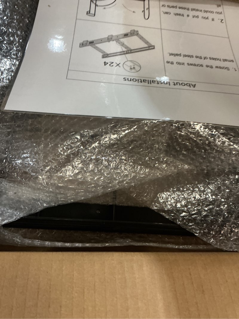 Condition photo showing Good Condition for dual under sink trash can heavy duty pull out trash can under cabinet, fits 2x35qt (7-9 gal) commercial trash cans cabinet trash bin pull out kit requires ? 22''dx 16''wx 17''h, no can (black) black garbage can not included