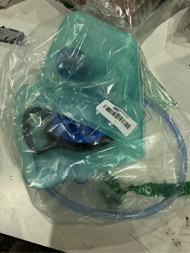 Condition photo showing As Is for mdvora 1.5l/2l/2.5l/3l hydration bladder, large opening water storage bladder bag, for cycling hiking camping 2l, 1 pack