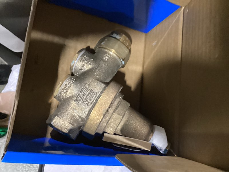 Condition photo showing As Is for Watts 3/4-in Copper FNPT Reduced pressure backflow preventer