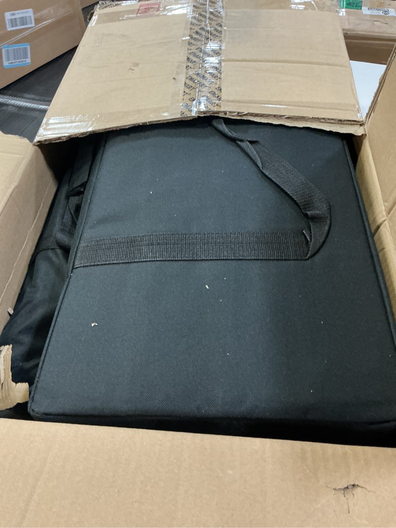 Condition photo showing Good Condition for EMART 8.5 x 10 ft Backdrop Support System, Professional Photography Lighting Kit with 50W LED Blub, 6 * 9ft Backdrop *3, Reflector,Umbrellas&Softbox Lighting Kit for Studio, Portrait, Video Shooting 8.5 x 10ft System 6x9ft Backdrop*3(black, white, green)