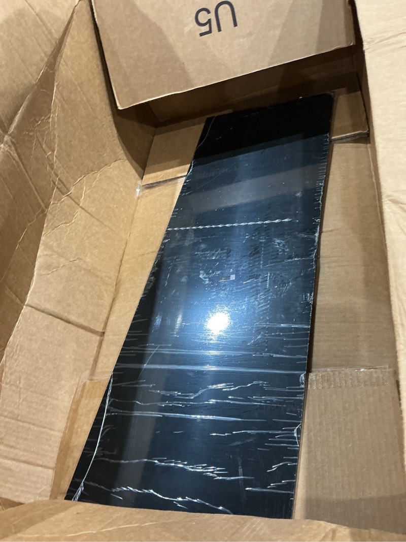 Condition photo showing As Is for threehoney 1 pcs black hdpe sheet 1/4" thick 12 x 36 inch, hdpe plastic sheet high density polyethylene board flexible solid plastic block for diy projects crafts machining home 12 x 36 inch black 1