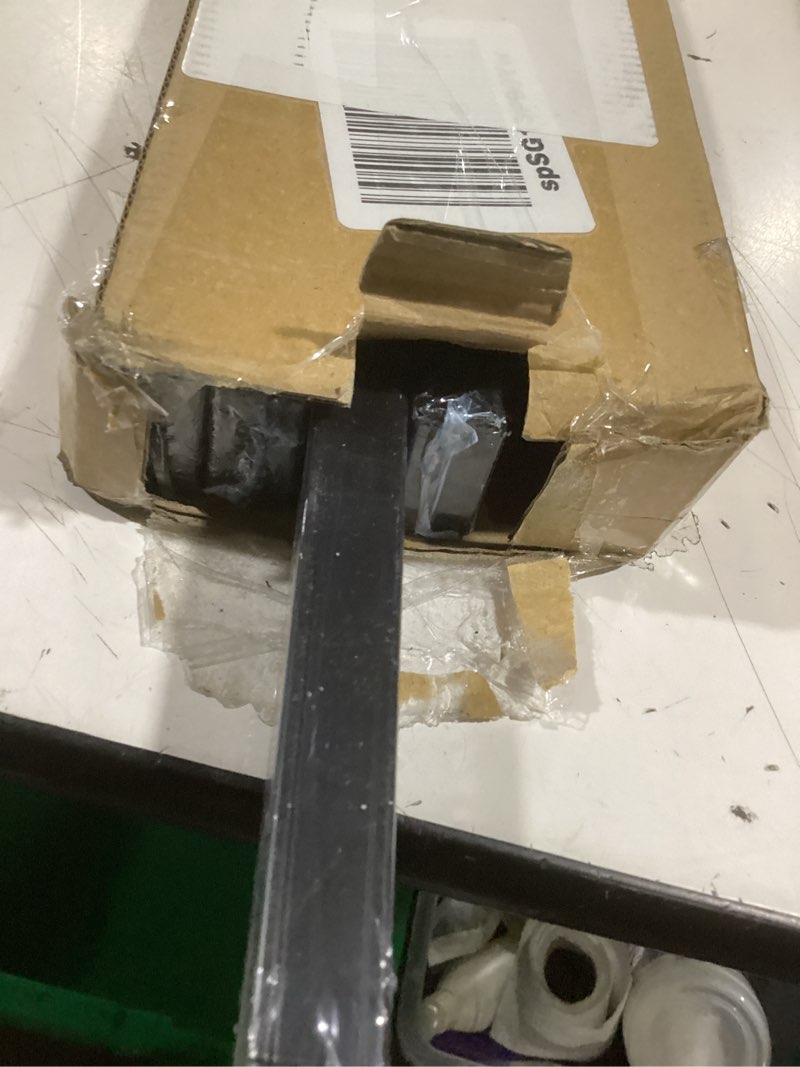 Condition photo showing Good Condition for black h type track lighting rails kit with 13ft track lighting system single circuit 3-wire-1 h track rail with 4 i connectors, made of aluminum black 13ft
