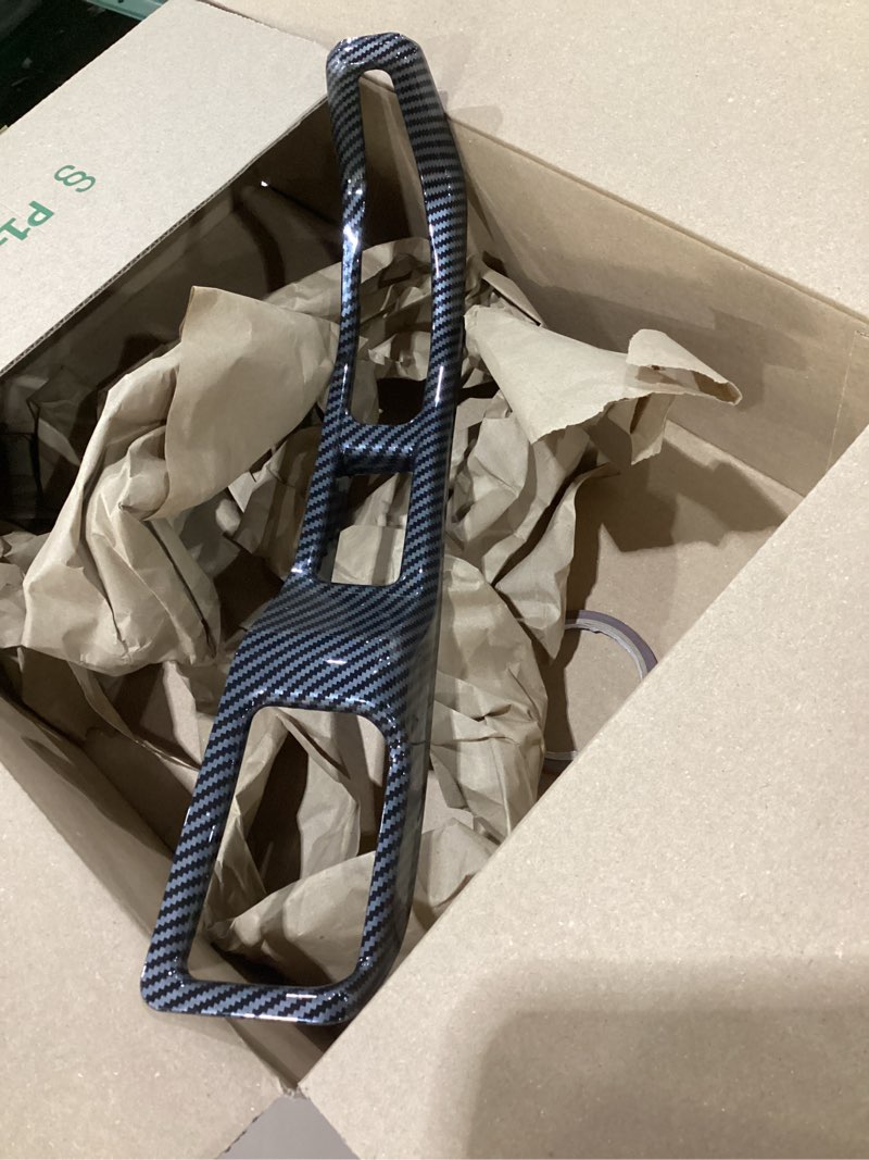 Condition photo showing Good Condition for Toworldit ABS Interior 4WD Hand Brake Panel Cover Trim Compatible with Jeep Wrangler JL 2018-2023 (Carbon Fiber)