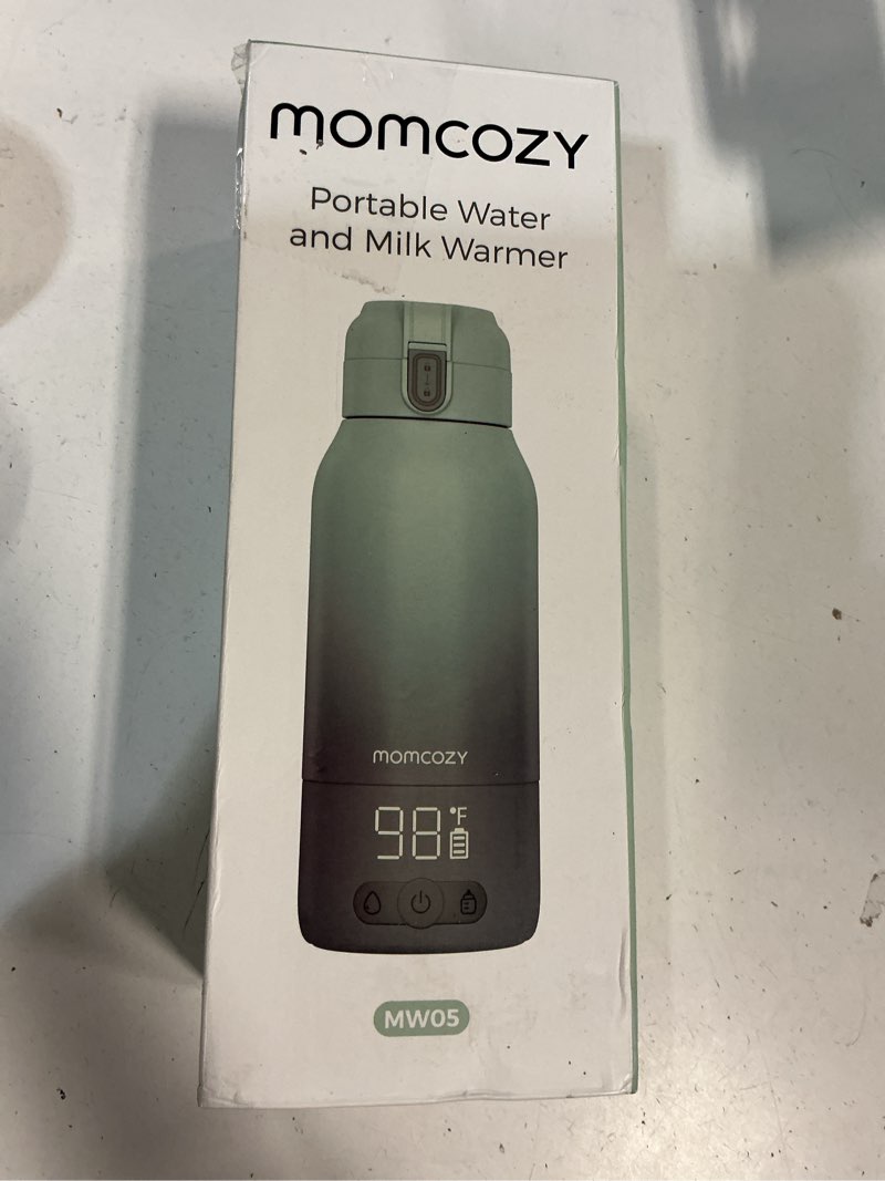 Condition photo showing New/Like New for momcozy portable milk warmer for travel – dual heating modes for breast milk & water, portable bottle warmer with fast heating & long battery life, 17 ounces large capacity to meet your all-day needs