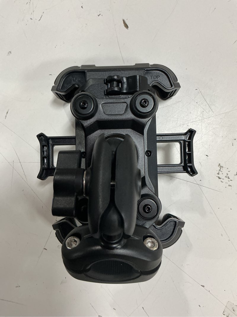 Condition photo showing Good Condition for joyroom motorcycle phone mount holder - [dual vibration dampener]150mph anti-shock phone holder for motorcycle [metal extension handlebar clamp] bicycle bike phone holder mount for 4.7-7" cell phones black