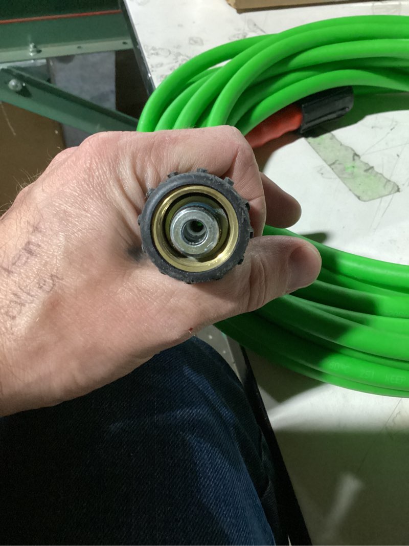 Condition photo showing Good Condition for greenworks 25ft green high-pressure hose