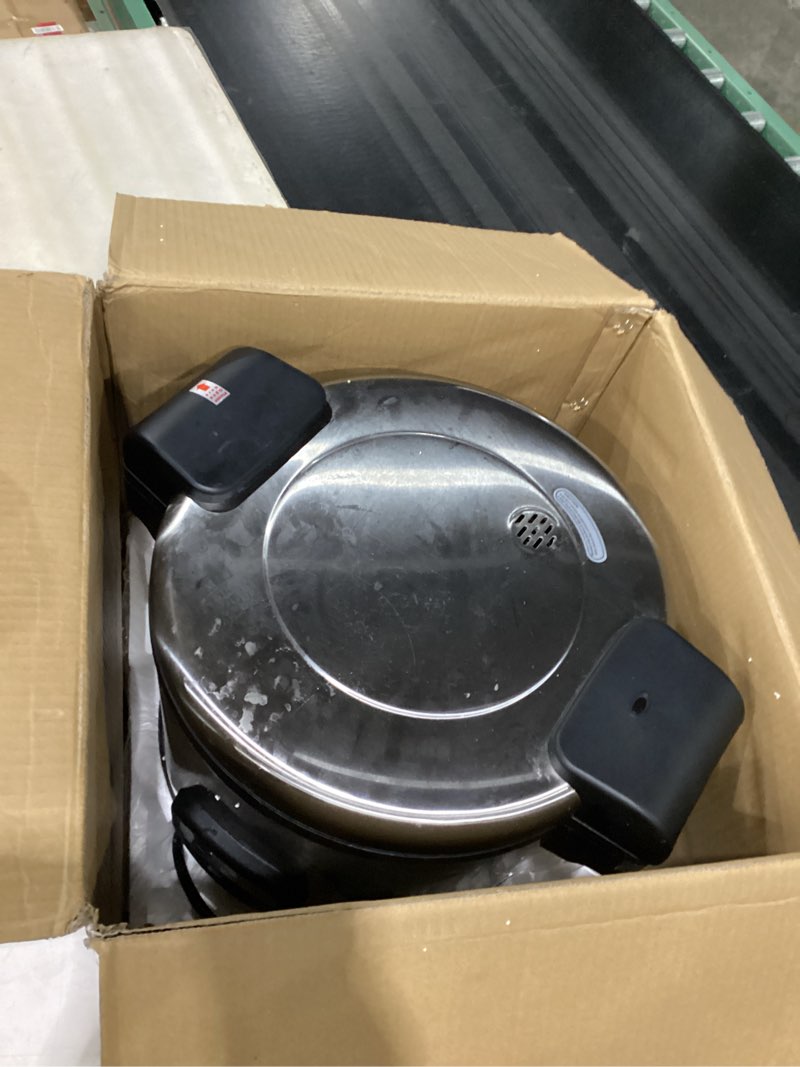 Condition photo showing As Is for aroma housewares 60-cup (cooked) (30-cup uncooked) commercial rice cooker, stainless steel exterior (arc-1130s), silver