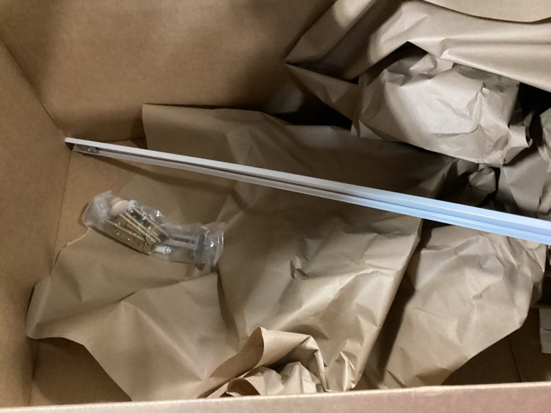 Condition photo showing Good Condition for Bifold Door Hardware Kit, 48-Inch Bi-fold Closet Door Track Kit Bifold Closet Door Hardware Kit Folding Door Hardware Repair Replacement Tool Kit 48 Inch Track