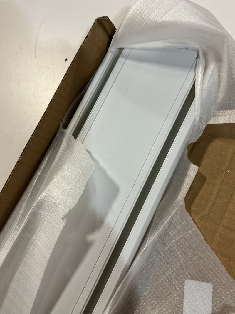 Condition photo showing Good Condition for double row curtain track ceiling mounted, silent heavy duty curtain track system, sliding rails for curtains, room divider for bedroom living room hospital (track ships in sections with connectors) 1m(3.3ft) white