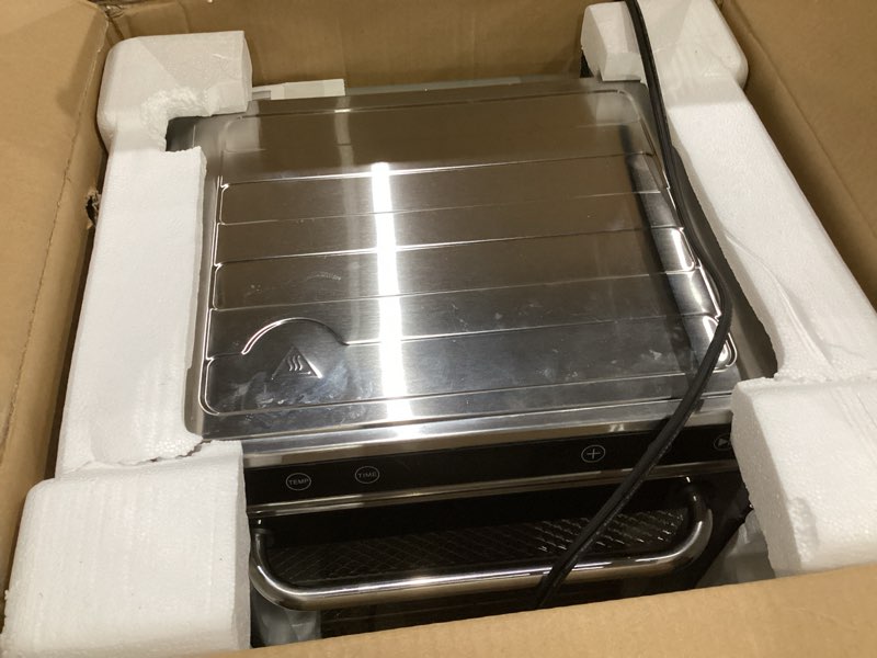 Condition photo showing Good Condition for gourmia 8 tray digital food dehydrator - 360° airflow, 30 minute–24 hour timer, glass door, jerky, fruits, veggies & more, 95°f–185°f, 625w, stainless steel