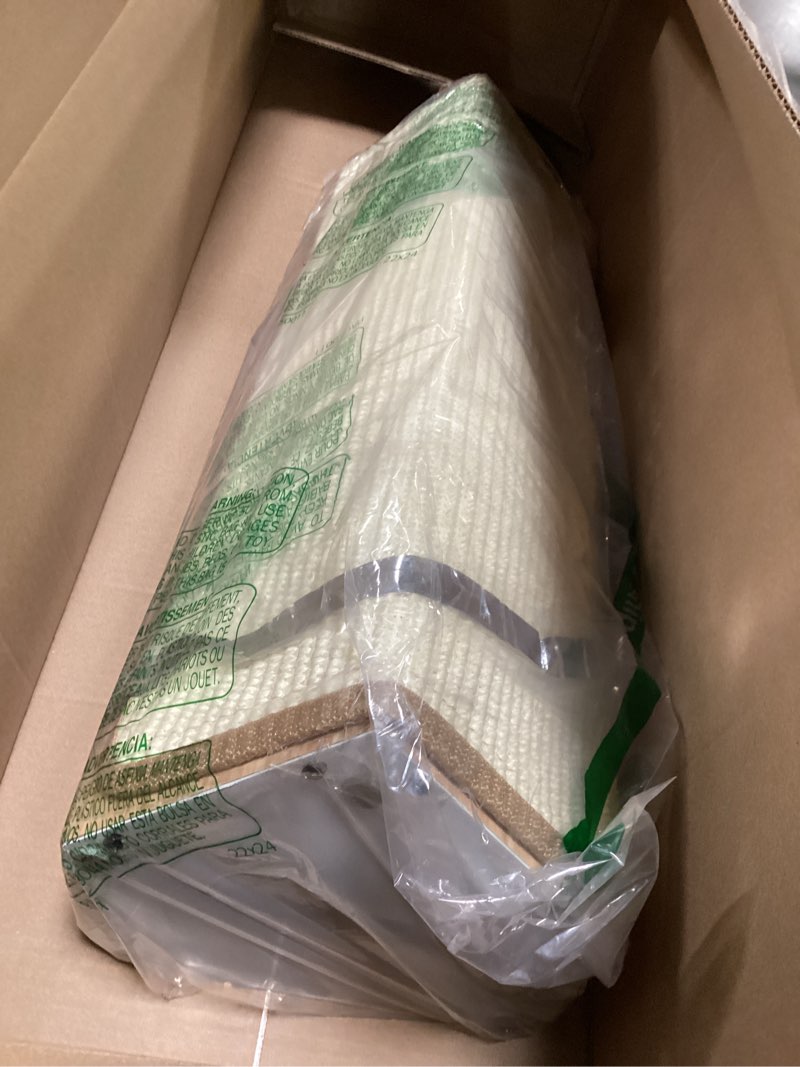 Condition photo showing Good Condition for petkaray under-furniture cat scratcher, 23.6'' sisal scratching post for couch corner, furniture protector scratch pad for sofa with toy ball