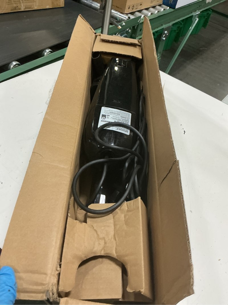 Condition photo showing As Is for bissell featherweight stick lightweight bagless vacuum with crevice tool, 2033m, black featherweight (black)