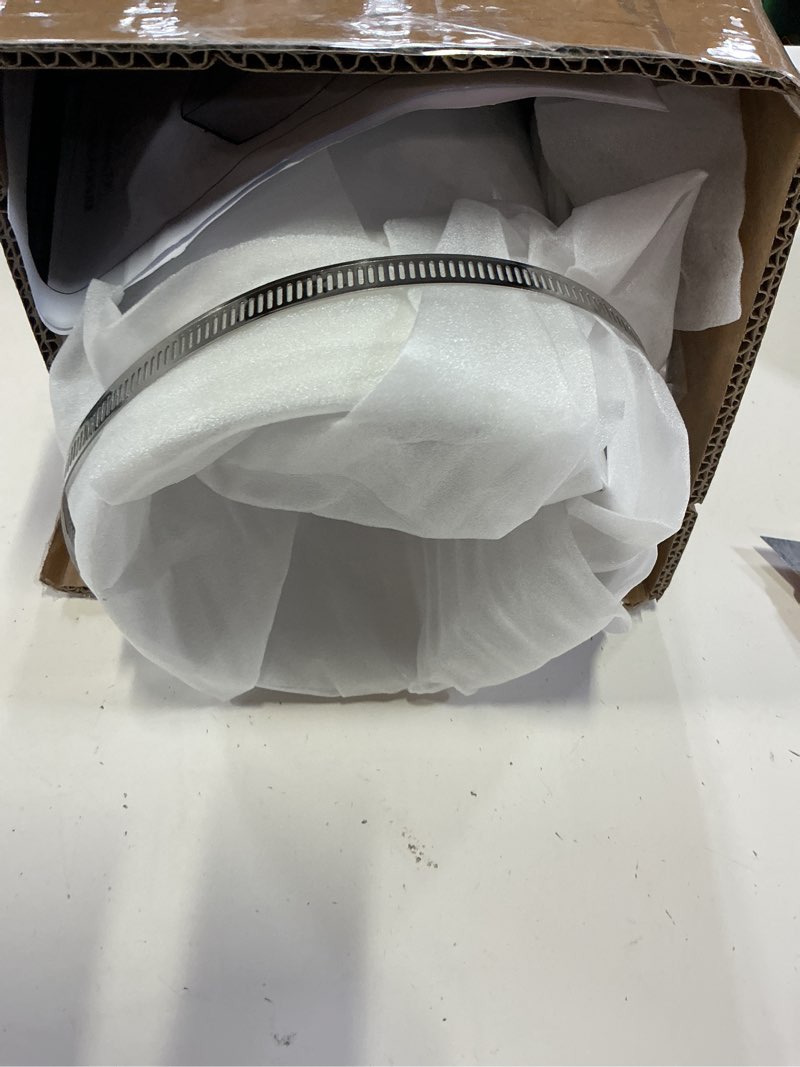 Condition photo showing New/Like New for neoaider 6 inch hooded wall vent cover with screen and damper, white | heavy-duty 14ga/2mm steel vent covers for wall, vent cover for dryer ventilation and outdoor air exhaust 6 inch white