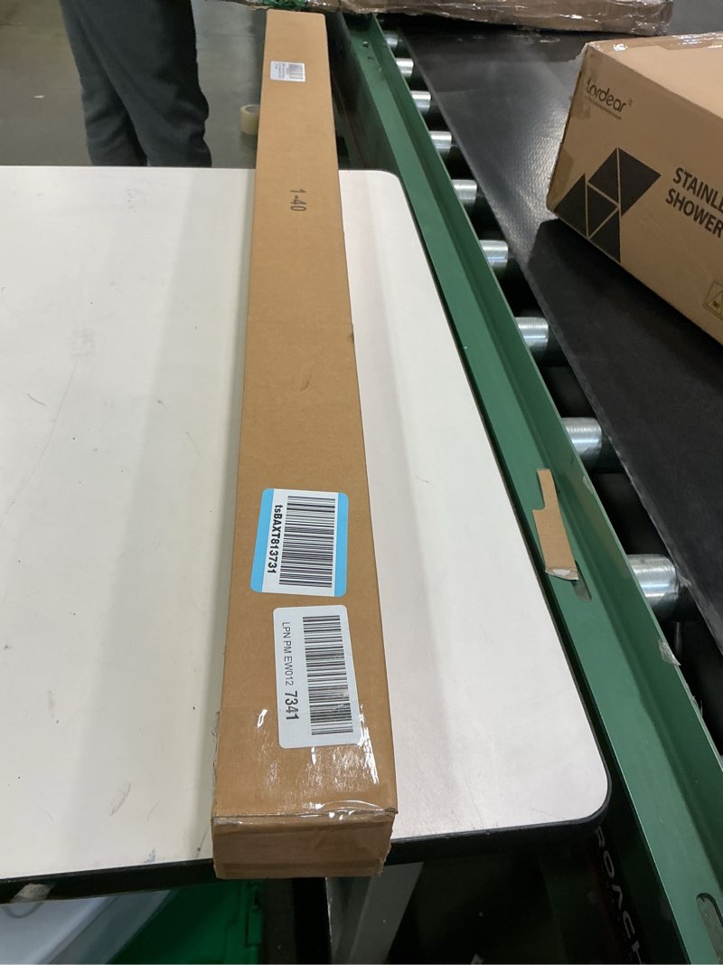 Condition photo showing New/Like New for Sunoff Blackout Roller Shades Blinds Cordless for Windows Pull Down Room Darkening Door Blinds with Thermal Insulated Easy to Install for Living Room,Bedroom,Home,Office Bathroom White 40" W x 72" H