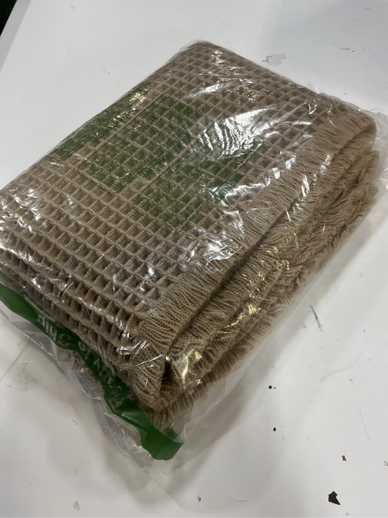 Condition photo showing Good Condition for large waffle bath mat set, non slip bath rug set, ultra absorbent bath mats for bathroom decor, extra soft floor kitchen rugs sets 2 piece, washable bath runner rug, brown, 20"×47" & 16"×24" brown 20" × 47" plus 16" × 24" (rectangular)