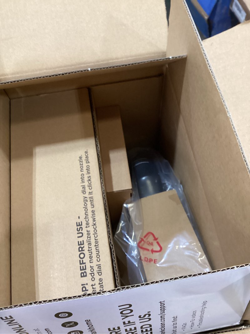 Condition photo showing Good Condition for shark stainstriker portable carpet upholstery & area rug cleaner, stain & odor remover, perfect for car interiors, nordic blue, px202brn stainstriker + chemical & tool