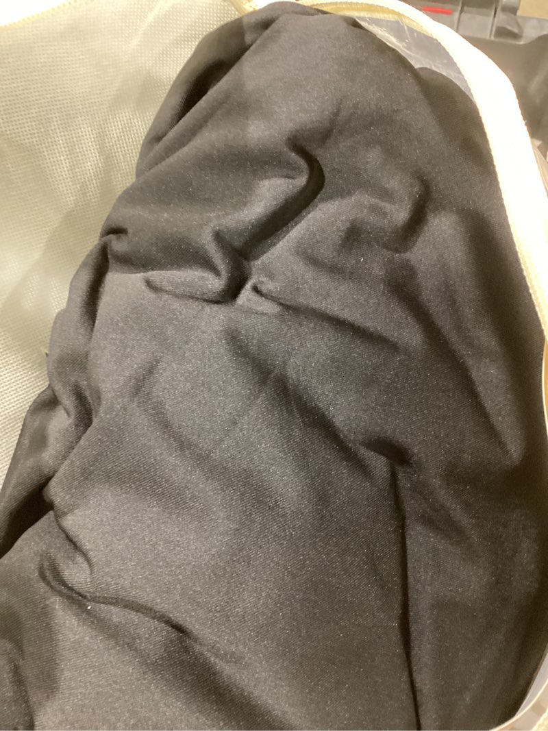 Condition photo showing Good Condition for 2 pack black spandex table covers for 6 foot rectangle tables, wrinkle free fitted tablecloths 6ft stretch table clothes with skirt for parties weddings birthday banquet baby shower black 6ft(2pack)