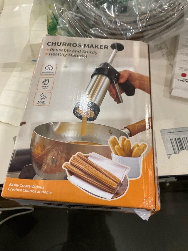 Condition photo showing New/Like New for Cookie Press Gun Decorating Kit, 27 Pcs Premium Baking Tool Kit for Cookie Press and Cake Decorating with 16 Cookies Discs 8 Icing Tips and Cleaning Brush, DIY Christmas Cookies Maker Gifts for Wome