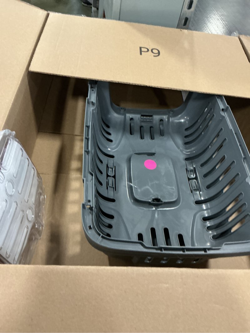 Condition photo showing New/Like New for Ferplast Jet Pet Carrier: Value Dog Carrier Suitable for Toy Dog Breeds & Small Cats, Assembled Dimensions: 12.6L x 18.5W x 11.42H inches, Fuchsia Fuchsia 12.6"L x 18.5"W x 11.4"H