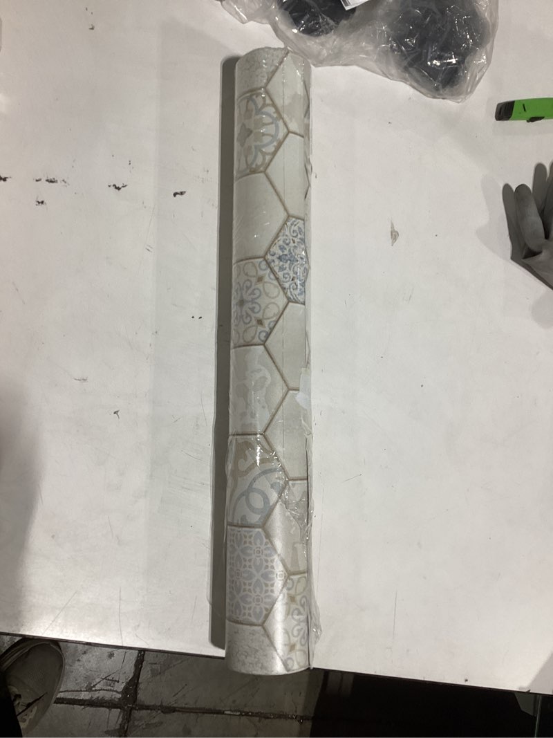 Condition photo showing Good Condition for 1-roll-6-sided-ceramic-texture-anti-moisture-wallpaper-self-adhesive-waterproof-peel-and-stick-wall-paper-for-home-decoration-no-residue-artistic-wall-paper-roll-size-47-2x15-8inches