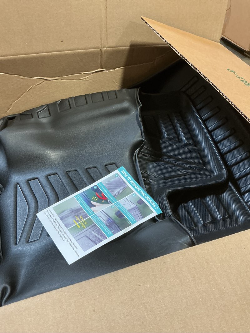 Condition photo showing Good Condition for kust custom fit floor mats for 2020-2025 2026 nissan sentra accessories, all weather floor liners front rear 2 rows car mats, tpe rubber, raised edge floor mats for 2020-2025 sentra