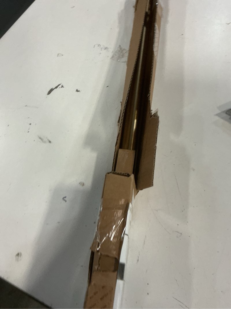 Condition photo showing Good Condition for Ivilon Drapery Window Curtain Rod - End Cap Style Design 1 Inch Pole. 28 to 48 Inch Color Warm Gold 28 to 48 in.