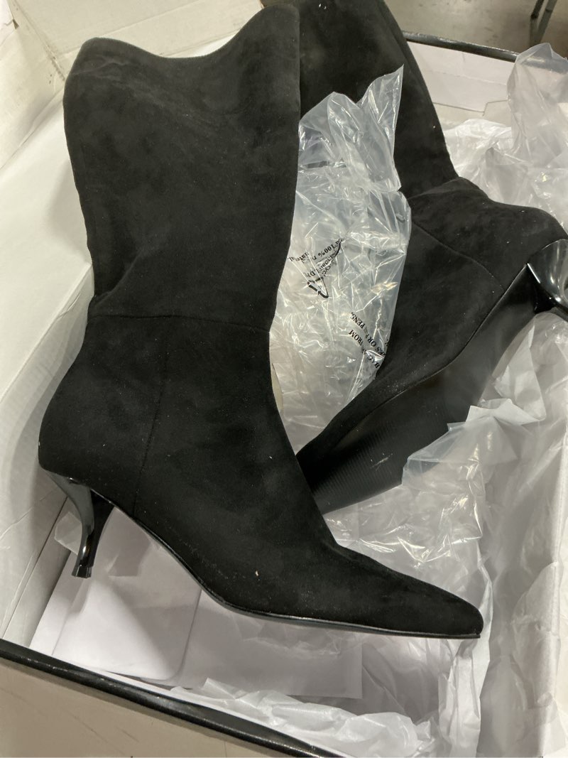 Condition photo showing Good Condition for (size:8m)nine west women's havier boot, black 001, 8