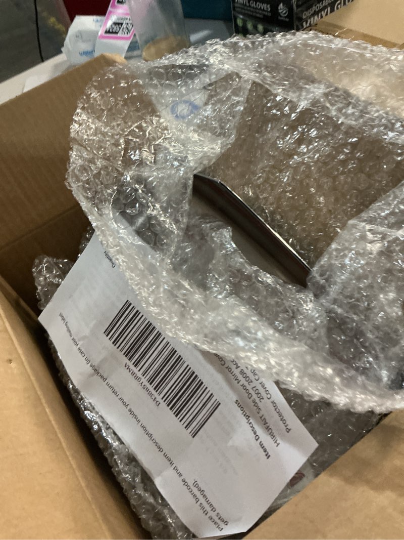 Condition photo showing New/Like New for side door mirror cover compatible with honda pilot 2003 2004 2005 2006 2007 2008 accessories, car outside rear view mirror housing protector cover cap trim abs 2pcs (sliver)
