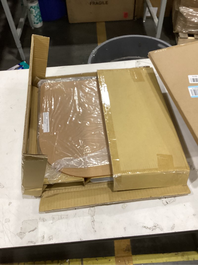 Condition photo showing Good Condition for desk divider for students and desk privacy panel. office partitions and ideal cubicle light shield. frosted acrylic clamp-on desk partition - 17” w x 18”h divider