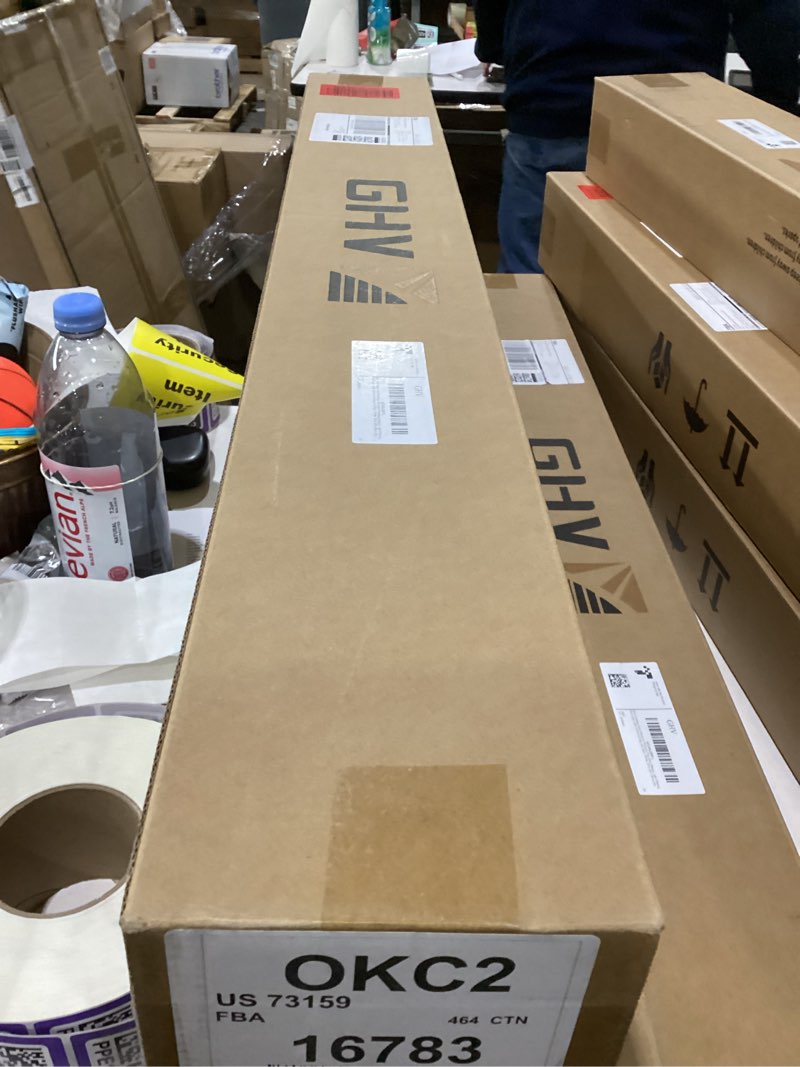 Condition photo showing New/Like New for GHV Cordless Zebra Blinds for Windows Free-Stop Shades Light Filtering Dual Layer Light Control for Day and Night (White, 35 in (W) x 64 in (H)) White 35 in (W) x 64 in (H)