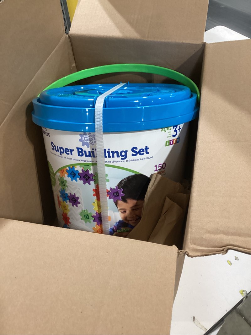 Learning Resources Gears Gears Gears Super Building Toy Set - STEM Activities, Fine Motor Skills, To