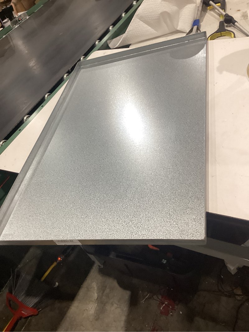 Condition photo showing Good Condition for pinnacle systems precision pet two door metal dog crate tray replacement pan chew proof crack proof pet kennel great cage tray pet supplies (galvanized, 35.5" l x 22.25" w x 1") galvanized 35.5"l x 22.25"w x 1"h
