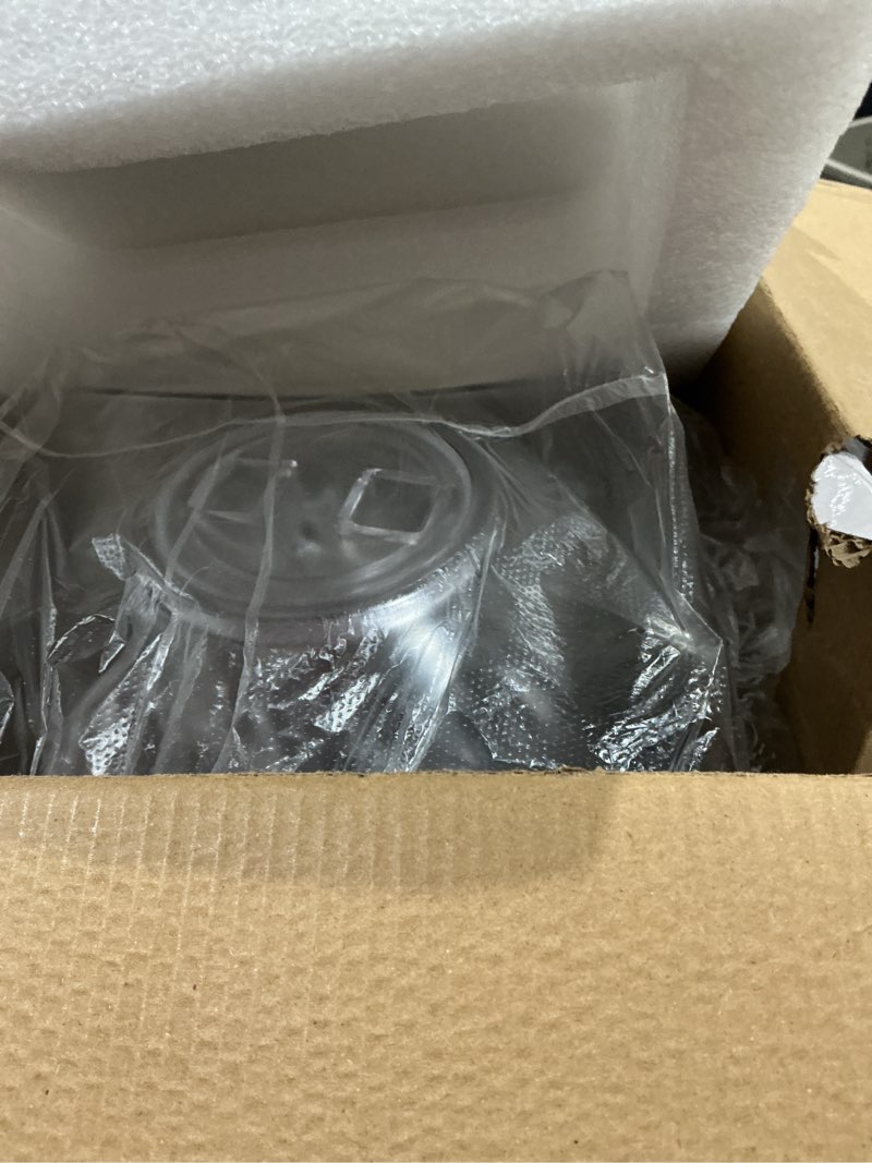 Condition photo showing As Is for wantjoin professional commercial blender with shield quiet sound enclosure 2200w industries strong and quiet professional-grade power, self-cleaning, black