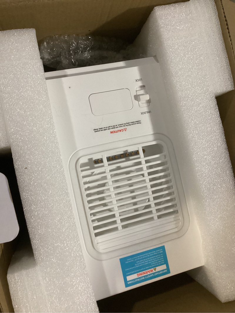 Condition photo showing As Is for 6L Stainless Steel Warm Mist Humidifier with Easy Clean and Warm Steam Function, Healthy Air Mist Humidifiers for Bedroom Living Room, with Sleep Mode and Auto-off Setting