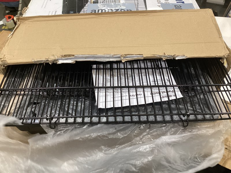 Condition photo showing Good Condition for prevue pet products parrot manor metal bird cage with plastic base, removable grill for home or travel