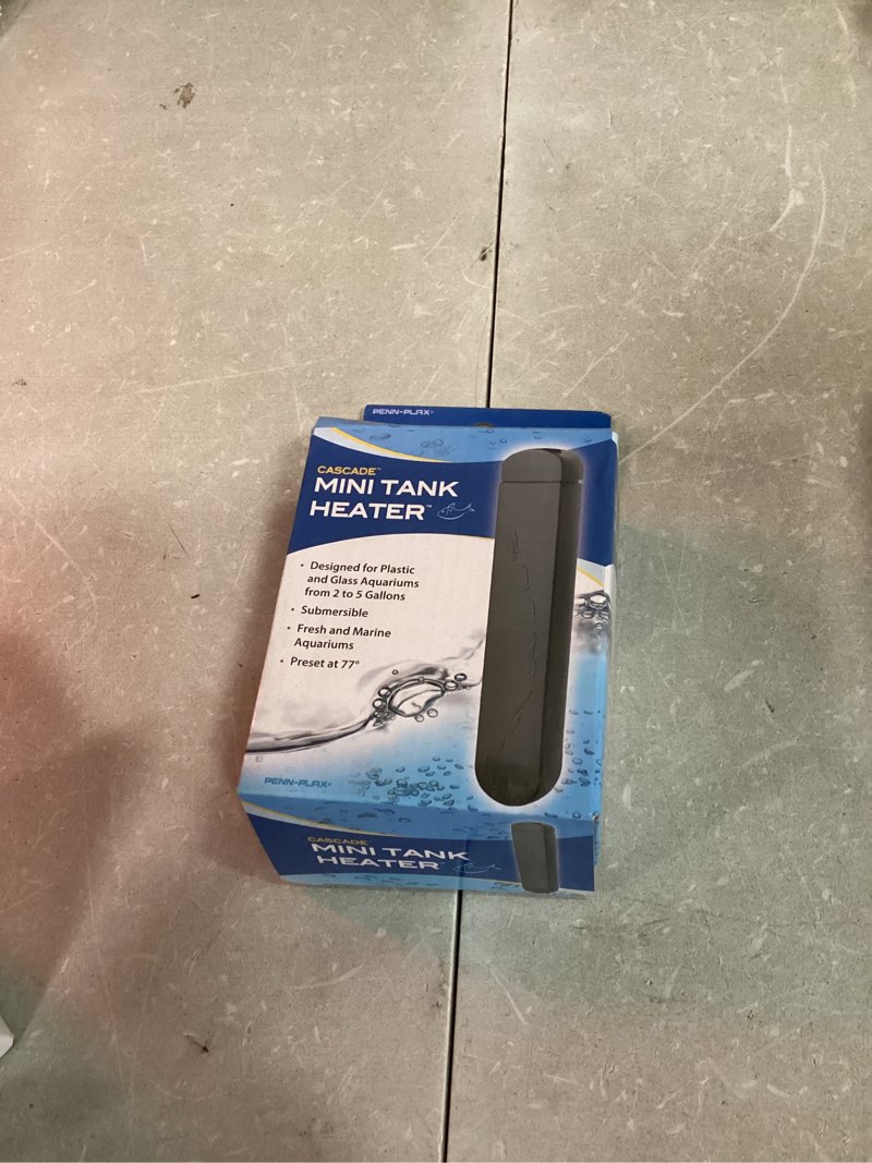 Condition photo showing New/Like New for Penn-Plax Cascade Mini Fish Tank Heater – Fully Submersible – Great for Freshwater and Saltwater Aquariums – 4” Length – 10 Watt