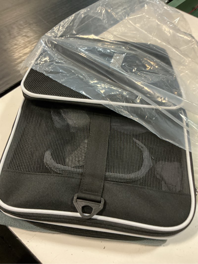 Condition photo showing Good Condition for lekereise top-expandable pet carrier 17x11x9.5 inch alaska hawaiian airline approved soft sided underseat to 12lbs travel carriers for small dogs and cats with locking safety zippers anti-scratch mesh 17.0"l x 11.0"w x 9.5"h black