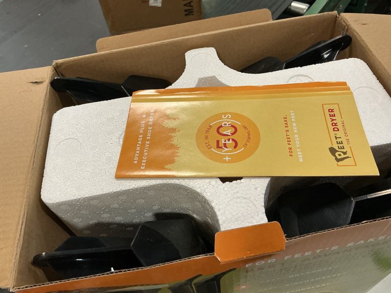 Condition photo showing Good Condition for peet shoe dryer - the advantage plus fan dryer - black
