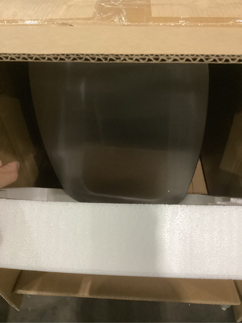 Condition photo showing Good Condition for amazon basics smudge resistant rectangular trash can with soft-close foot pedal, brushed stainless steel, 50l/13.2 gal, 16.7x14.7x25.9 in, satin nickel finish satin nickel big, 50l/13.2 gal